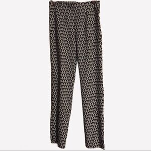 Tribal Pull  On Patterned Ankle Pant